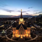 Provo City Center At Dusk
