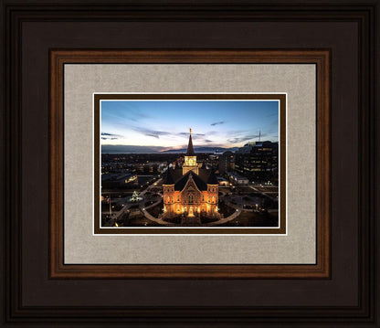 Provo City Center At Dusk