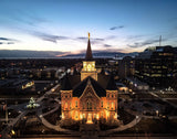 Provo City Center At Dusk