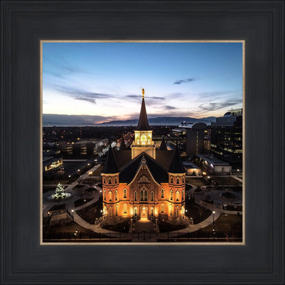 Provo City Center At Dusk