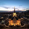 Provo City Center At Dusk