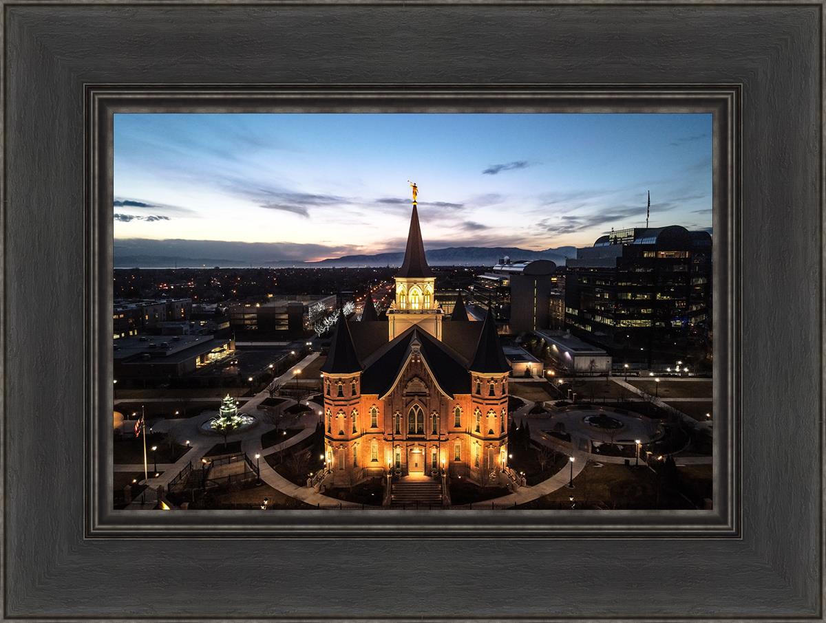Provo City Center At Dusk