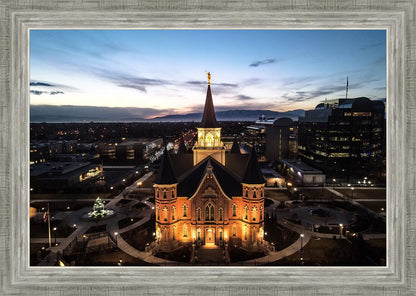 Provo City Center At Dusk