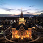 Provo City Center At Dusk