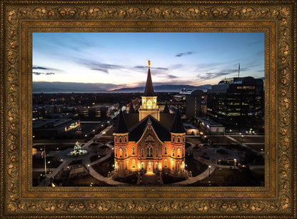 Provo City Center At Dusk