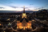 Provo City Center At Dusk