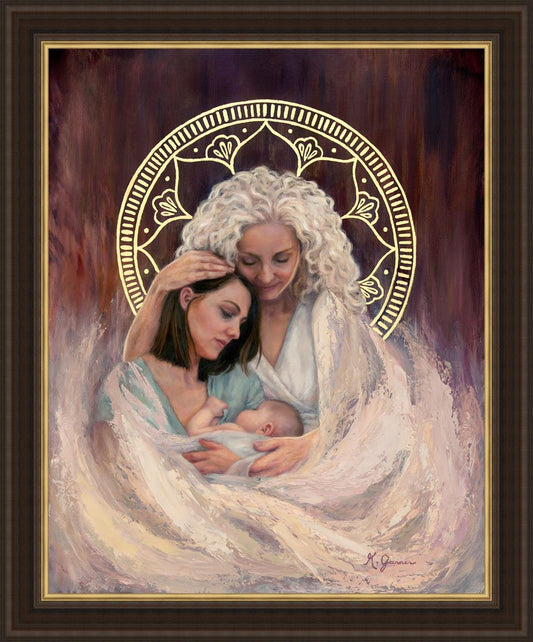 Mother's Embrace Large Wall Art