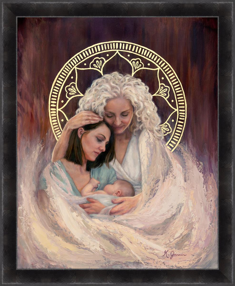 Mother's Embrace Large Wall Art