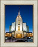 Rexburg Temple at Night