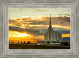 Rexburg Temple - Sunset