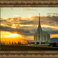 Rexburg Temple - Sunset