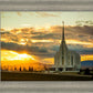 Rexburg Temple - Sunset