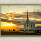 Rexburg Temple - Sunset