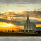 Rexburg Temple - Sunset
