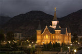 Provo City Center at Night