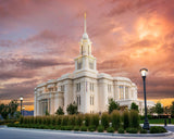 Payson Temple Peaceful Sunrise