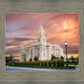 Payson Temple Peaceful Sunrise