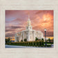 Payson Temple Peaceful Sunrise