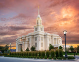 Payson Temple Peaceful Sunrise