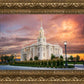 Payson Temple Peaceful Sunrise