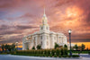 Payson Temple Peaceful Sunrise