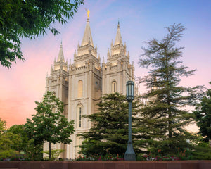 Salt Lake Soft Summer Sunrise