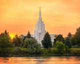 Idaho Falls Temple - Across the River