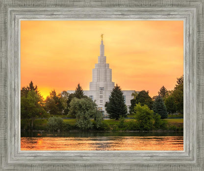 Idaho Falls Temple - Across the River