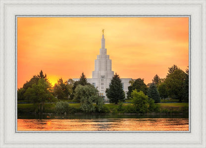 Idaho Falls Temple - Across the River
