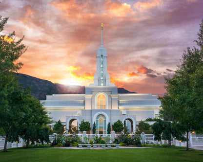 Mount Timpanogos - Morning Burst