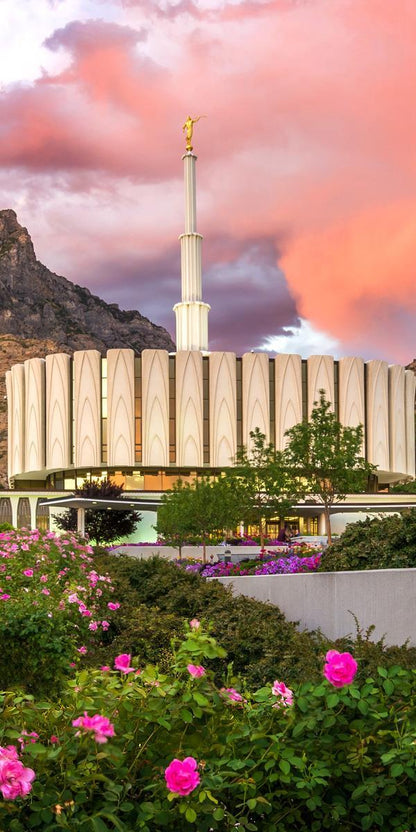 Provo Temple - Summer Sky
