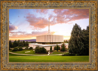 Provo Temple - Sunset Serenity