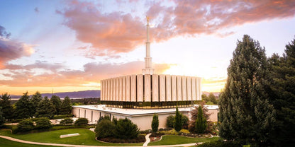 Provo Temple - Sunset Serenity