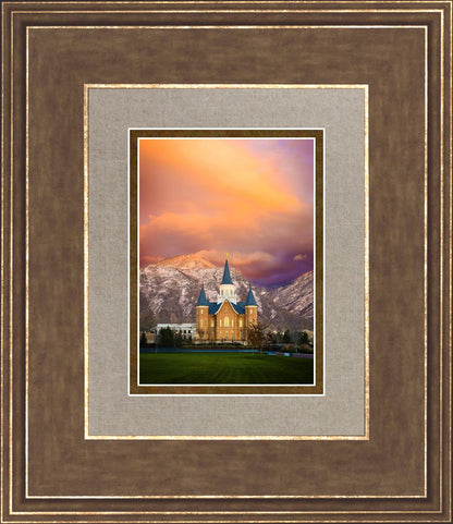 Provo City Center Temple - Colored Sky