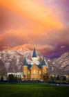 Provo City Center Temple - Colored Sky