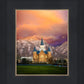 Provo City Center Temple - Colored Sky
