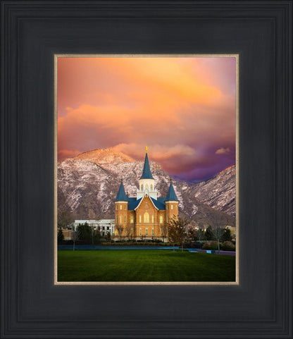 Provo City Center Temple - Colored Sky