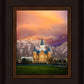 Provo City Center Temple - Colored Sky