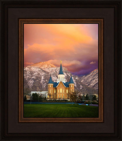 Provo City Center Temple - Colored Sky