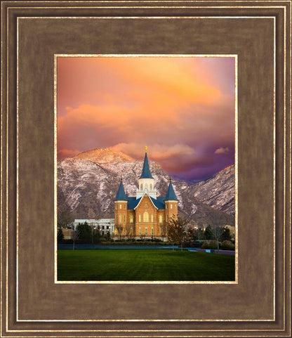 Provo City Center Temple - Colored Sky