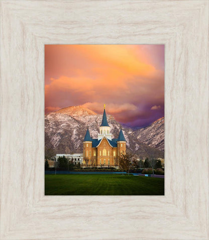 Provo City Center Temple - Colored Sky