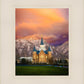 Provo City Center Temple - Colored Sky