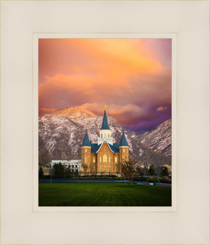 Provo City Center Temple - Colored Sky