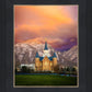 Provo City Center Temple - Colored Sky