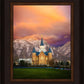 Provo City Center Temple - Colored Sky