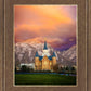 Provo City Center Temple - Colored Sky