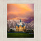 Provo City Center Temple - Colored Sky