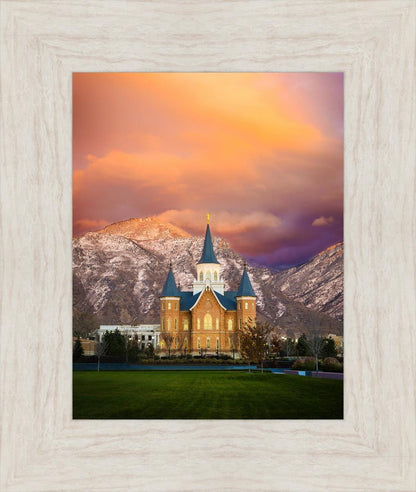 Provo City Center Temple - Colored Sky