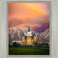 Provo City Center Temple - Colored Sky