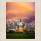 Provo City Center Temple - Colored Sky